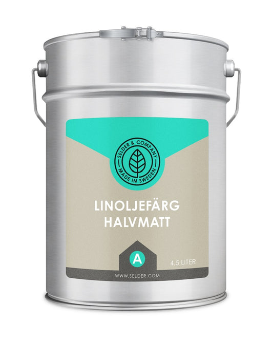 Linoljefärg Halvmatt Bruten till önskad kulör