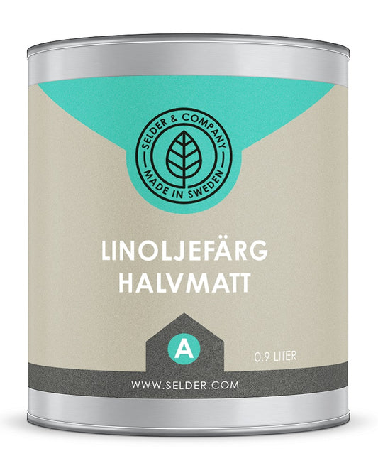 Linoljefärg Halvmatt Bruten till önskad kulör